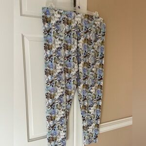 Leggings, soft fabric, 92%polyester, 8% spandex, wide waistband